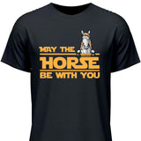May the Horse be with you - Personalisierbares T-Shirt
