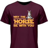 May the Horse be with you - Personalisierbares T-Shirt
