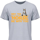 May the Horse be with you - Personalisierbares T-Shirt
