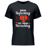 Dein Hufschlag ist mein Herzschlag - Personalisierbares T-Shirt
