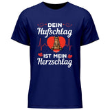 Dein Hufschlag ist mein Herzschlag - Personalisierbares T-Shirt