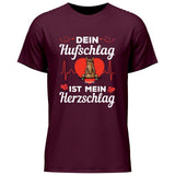 Dein Hufschlag ist mein Herzschlag - Personalisierbares T-Shirt