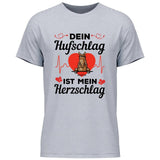 Dein Hufschlag ist mein Herzschlag - Personalisierbares T-Shirt