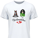 Pferdemädchen - Personalisierbares T-Shirt
