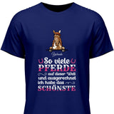 Das schönste Pferd - Personalisierbares T-Shirt