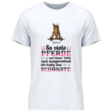 Das schönste Pferd - Personalisierbares T-Shirt
