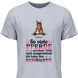 Das schönste Pferd - Personalisierbares T-Shirt