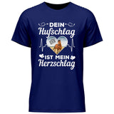 Eigenes Foto Herz - Personalisierbares T-Shirt