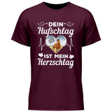 Eigenes Foto Herz - Personalisierbares T-Shirt