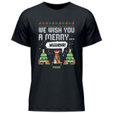 We wish you a merry wiiiiiehr - Personalisierbares T-Shirt