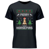 Merry Horsemas - Personalisierbares T-Shirt
