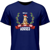 Ho Ho Ho Horses - Personalisierbares T-Shirt