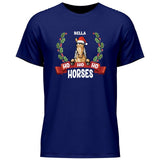 Ho Ho Ho Horses - Personalisierbares T-Shirt