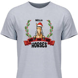 Ho Ho Ho Horses - Personalisierbares T-Shirt