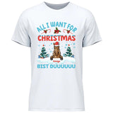 All I want for Christmas - Personalisierbares T-Shirt
