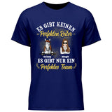 Perfektes Reiter Team - Personalisierbares T-Shirt