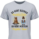 Perfektes Reiter Team - Personalisierbares T-Shirt