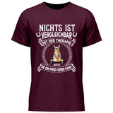 Pferde Therapie - Personalisierbares T-Shirt