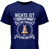 Pferde Therapie - Personalisierbares T-Shirt