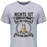 Pferde Therapie - Personalisierbares T-Shirt