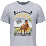 Weise Frau eigenes Foto - Personalisierbares T-Shirt