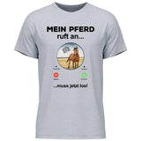 Mein Pferd ruft an Foto - Personalisierbares T-Shirt