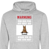 Warnung - Personalisierbarer Hoodie (Unisex)