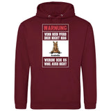 Warnung - Personalisierbarer Hoodie (Unisex)