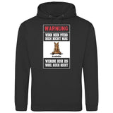 Warnung - Personalisierbarer Hoodie (Unisex)