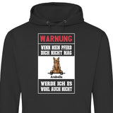 Warnung - Personalisierbarer Hoodie (Unisex)