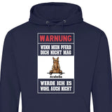 Warnung - Personalisierbarer Hoodie (Unisex)
