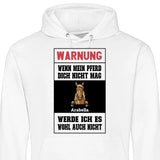 Warnung - Personalisierbarer Hoodie (Unisex)