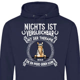Pferde Therapie - Personalisierbarer Hoodie (Unisex)