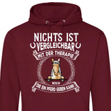 Pferde Therapie - Personalisierbarer Hoodie (Unisex)