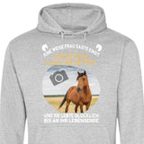 Weise Frau eigenes Foto - Personalisierbarer Hoodie (Unisex)