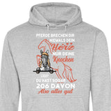 Pferde Herz brechen - Personalisierbarer Hoodie (Unisex)