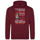 Pferde Herz brechen - Personalisierbarer Hoodie (Unisex)