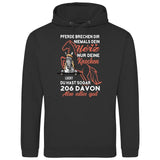 Pferde Herz brechen - Personalisierbarer Hoodie (Unisex)