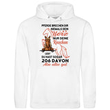 Pferde Herz brechen - Personalisierbarer Hoodie (Unisex)