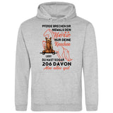 Pferde Herz brechen - Personalisierbarer Hoodie (Unisex)