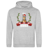 Ho Ho Ho Horses - Personalisierbarer Hoodie (Unisex)