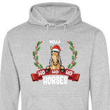 Ho Ho Ho Horses - Personalisierbarer Hoodie (Unisex)
