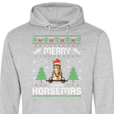Merry Horsemas - Personalisierbarer Hoodie