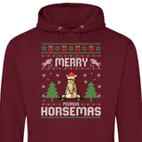 Merry Horsemas - Personalisierbarer Hoodie