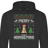 Merry Horsemas - Personalisierbarer Hoodie