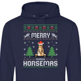 Merry Horsemas - Personalisierbarer Hoodie