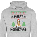 Merry Horsemas - Personalisierbarer Hoodie