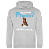 Leben ohne Pferde - Personalisierbarer Hoodie (Unisex)