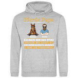 Pferde Papa, halte nur das Pferd - Personalisierbarer Hoodie (Unisex)