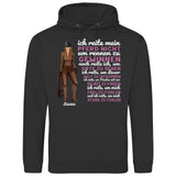 Ich reite weil - Personalisierbarer Hoodie (Unisex)